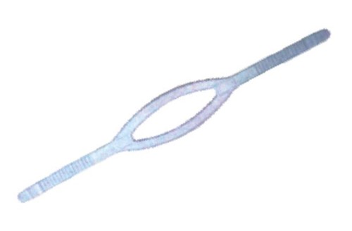 Clear silicone mask strap - clear, |